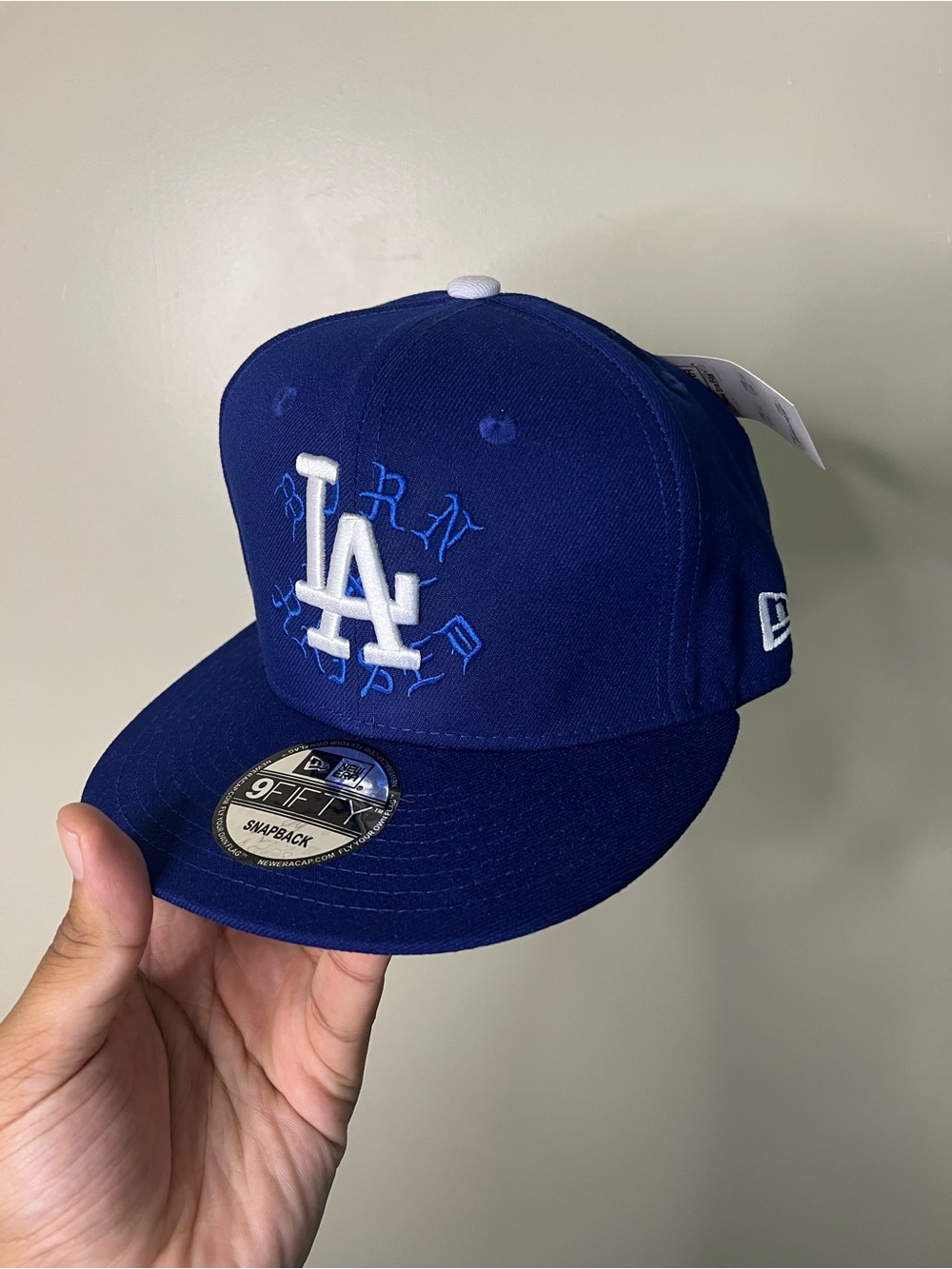 NWT LA Dodgers Born x Raised 2024 World Series Stadium Blue 9Fifty Snapback Hat